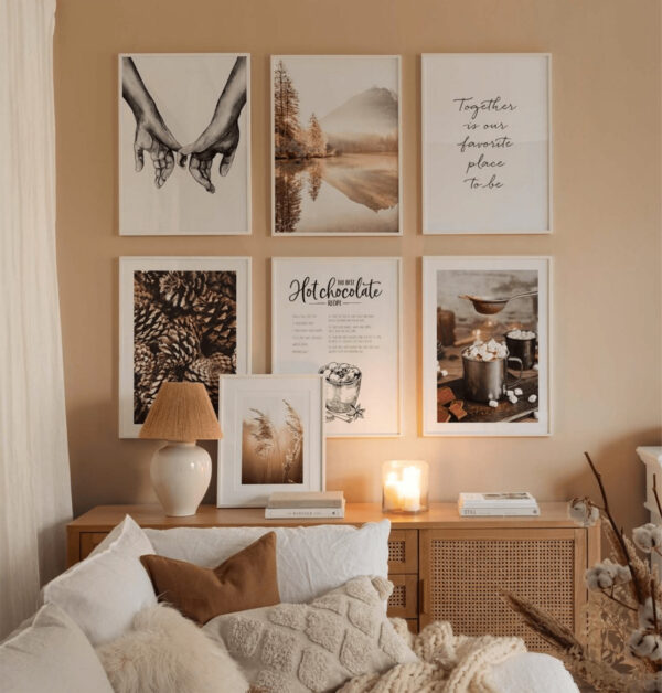 Cadre photo en bois blanc - Image 4