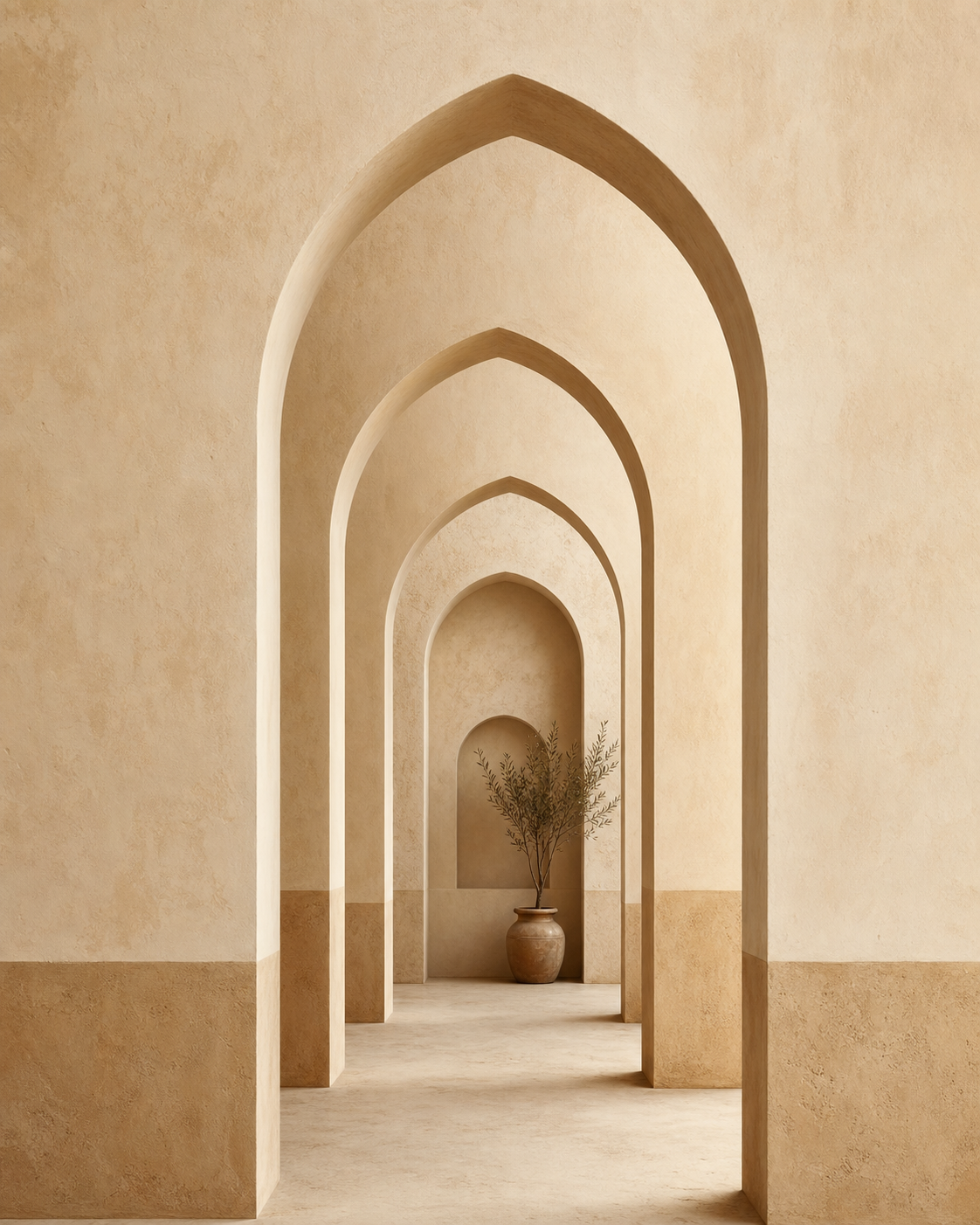 Arches de Riad Sable – visuel panoramique seul sans mise en scène