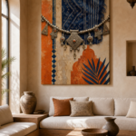 Bijoux Amazigh du Souss – mise en ambiance du tableau sur toile