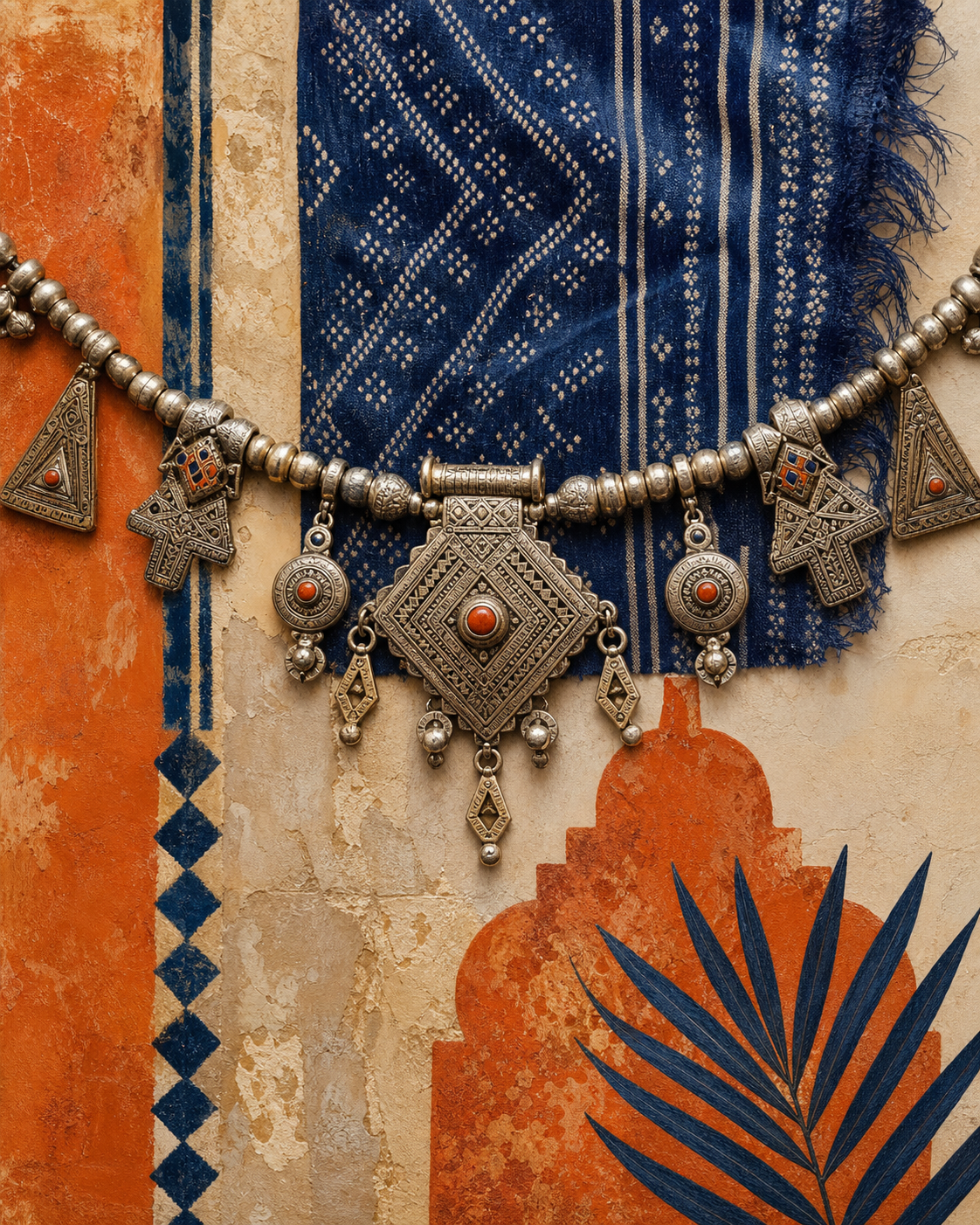 Bijoux Amazigh du Souss – visuel sans cadre du tableau sur toile