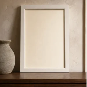 Cadre blanc cassé – vue principale du cadre décoratif