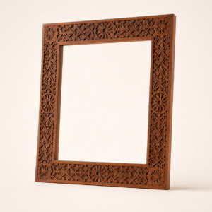 Cadre Bois Sculpté Marocain – cadre vide seul sans mise en scène