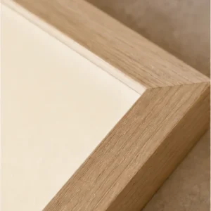 Détail de matière et finition de Cadre en chêne clair