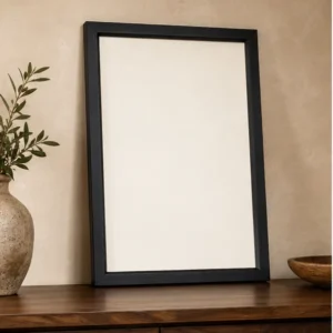 Cadre noir profond – vue principale du cadre décoratif