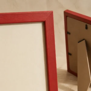 Détail de la matière et de la finition de Cadre rouge Marrakech.