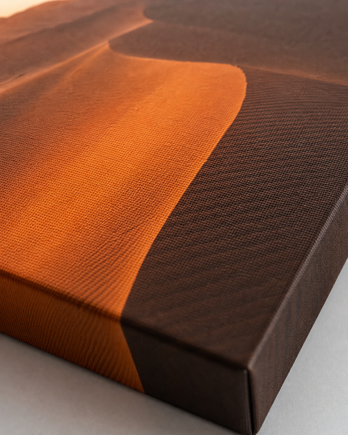 Dunes de Merzouga – détail de la toile du tableau sur toile