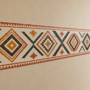 Détail de la matière et de la finition de Frise amazighe.