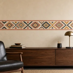 Frise amazighe, produit de décoration murale marocaine et berbère – vue principale.