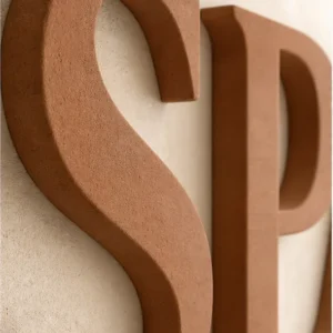 Détail de matière et finition de Spa terracotta