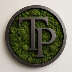 Logo 3D Végétal – lettres 3D seules sans mise en scène