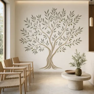 Olivier de l’Atlas, produit de décoration murale marocaine et berbère – vue principale.