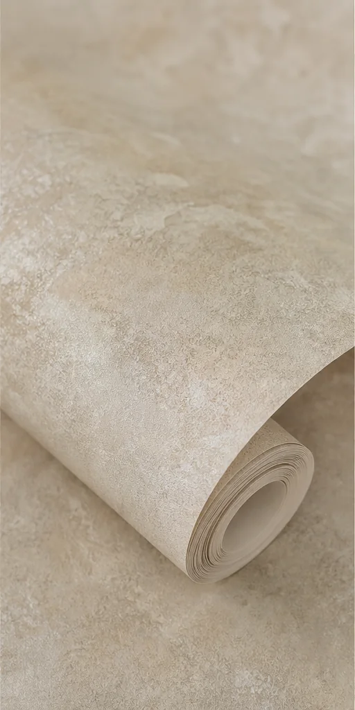 Détail de matière et finition de Tadelakt sable