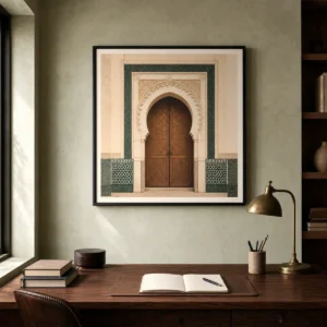 Porte de Fès, produit de décoration murale marocaine et berbère – vue principale.