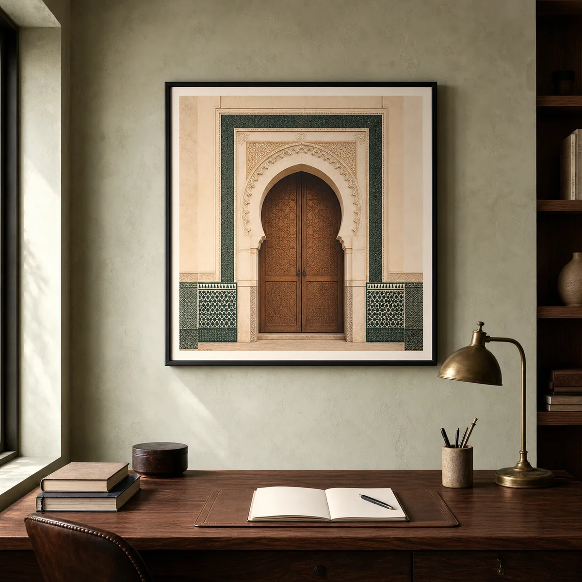Porte de Fès, produit de décoration murale marocaine et berbère – vue principale.