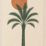 poster Palmier de Marrakech – vue principale de l’affiche