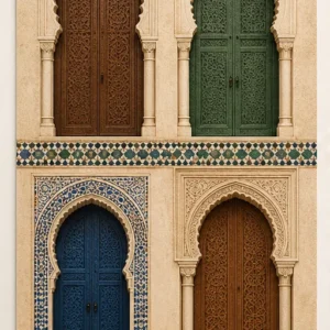 poster Portes marocaines – vue principale de l’affiche