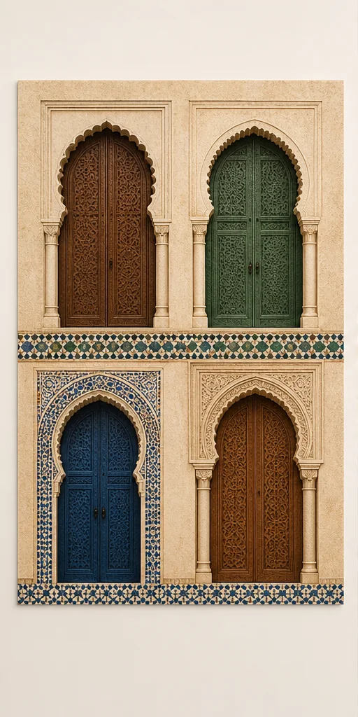 poster Portes marocaines – vue principale de l’affiche