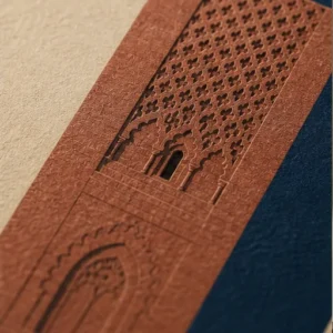Détail du papier mat du poster Tour Hassan Rabat