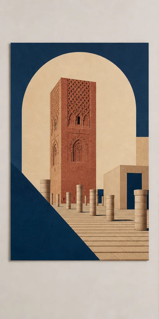 poster Tour Hassan Rabat – vue principale de l’affiche