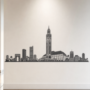Skyline Casablanca – motif seul sans mise en scène
