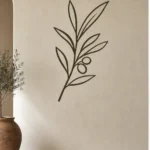 Olivier minimal – vue principale du sticker mural décoratif