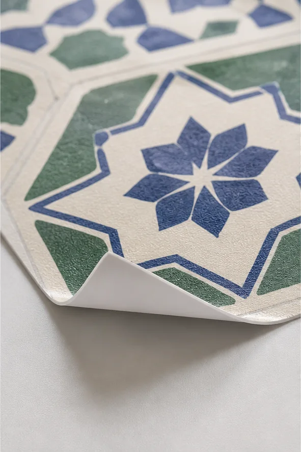 Détail de matière et finition de Zellige cuisine