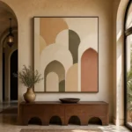 tableau Arches du riad – vue principale du tableau sur toile