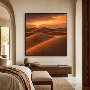 tableau Dunes de Merzouga – vue principale du tableau sur toile