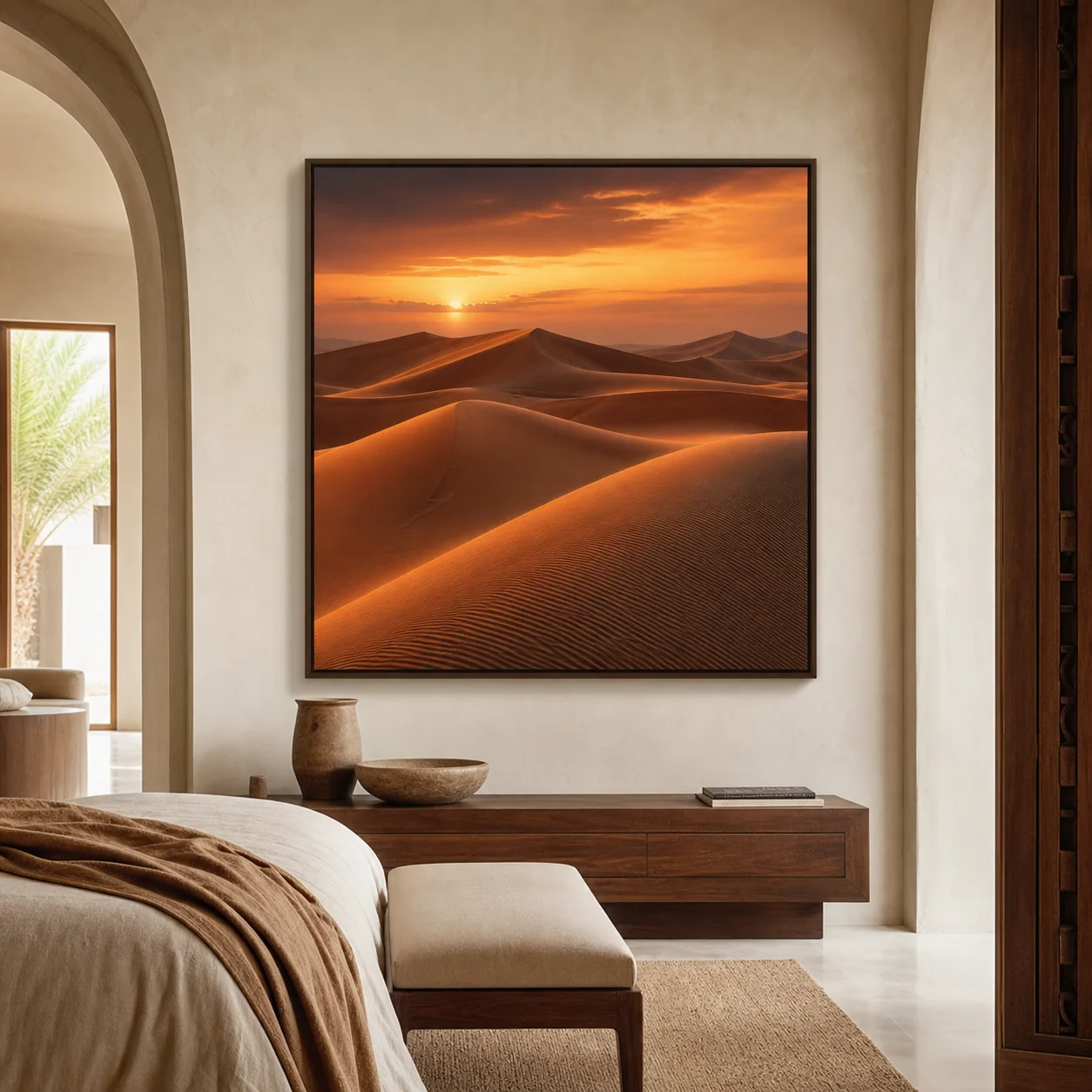 tableau Dunes de Merzouga – vue principale du tableau sur toile