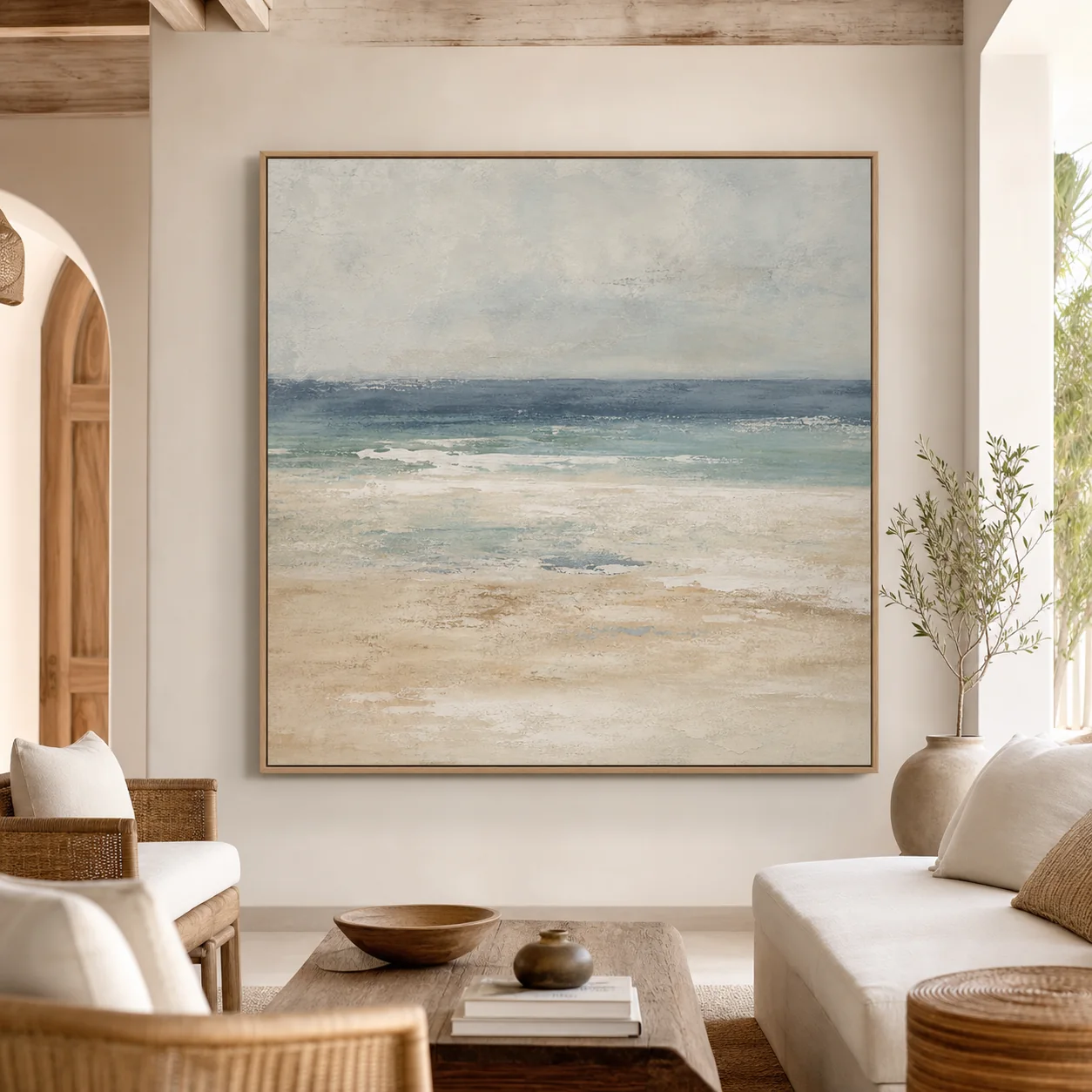 tableau Océan d’Essaouira – vue principale du tableau sur toile